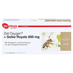 Oxygen + Gelée Royale 600 mg Trinkampullen 14x20 Milliliter - Vorderseite