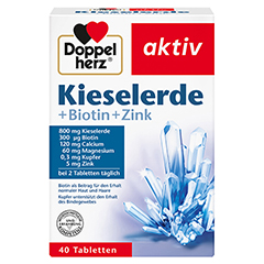 Doppelherz aktiv Kieselerde + Biotin + Zink 40 Stück
