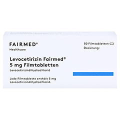 Levocetirizin Fairmed 5mg 50 Stck N2 - Vorderseite