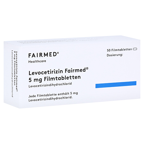Levocetirizin Fairmed 5mg 50 Stck N2