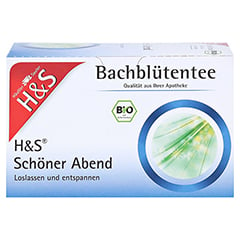 H&S Bio Bachblten Schner Abend Filterbeutel 20x1.5 Gramm - Vorderseite