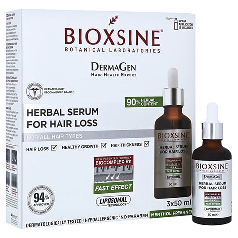 BIOXSINE DG Serum für Haarausfall 3x50 Milliliter
