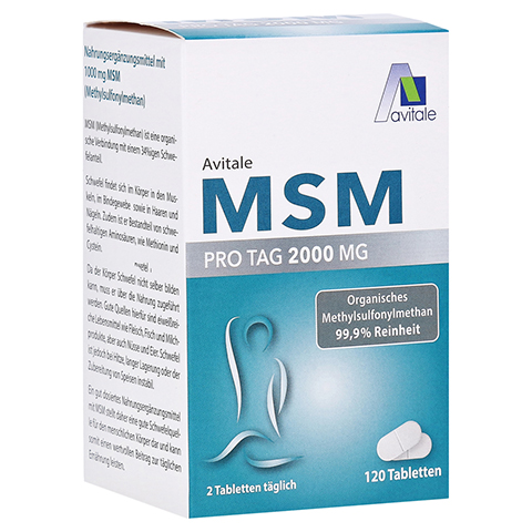 MSM 2000 mg Tabletten 120 Stck