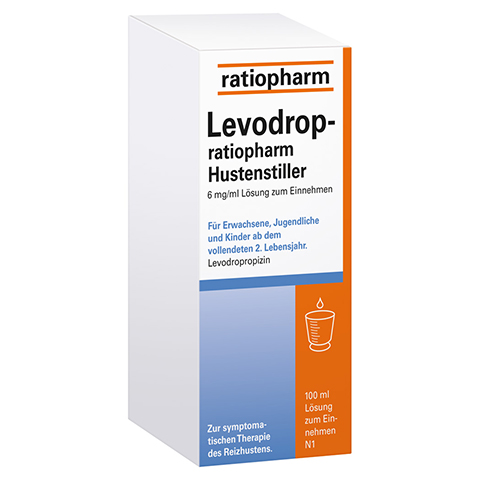 Levodrop-ratiopharm Hustenstiller 6mg/ml Lsung zum Einnehmen 100 Milliliter N1