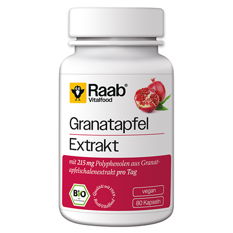RAAB Vitalfood Granatapfel Extrakt Kapseln 80 Stck