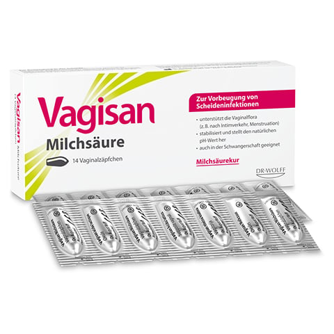 Vagisan Milchsure Vaginalzpfchen 14 Stck