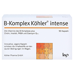 B-KOMPLEX Khler intense Kapseln 90 Stck - Vorderseite