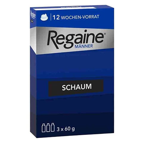 Regaine Mnner Schaum 50mg/g 3x60 Milliliter