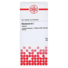 ABROTANUM D 3 Tabletten 200 Stück N2 - Vorderseite