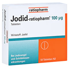 Jodid-ratiopharm 100µg 50 Stück N2