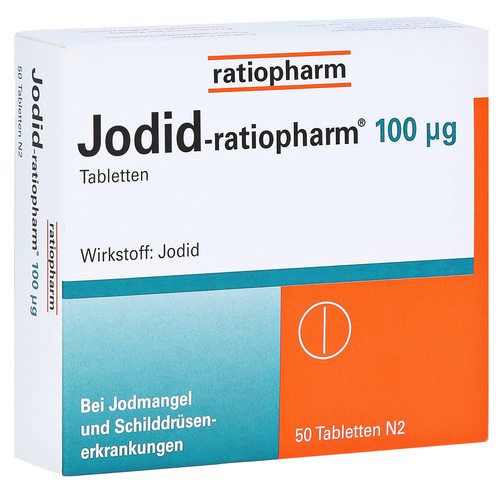 Jodid-ratiopharm 100µg Tabletten 50 Stück