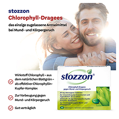 Stozzon Chlorophyll-Dragees gegen Mund- und Krpergeruch 40 Stck - Info 1