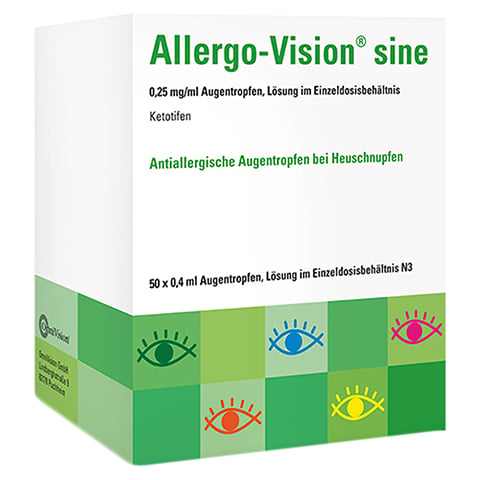 Allergo-Vision sine 0,25mg/ml Augentropfen 50x0.4 Milliliter N3