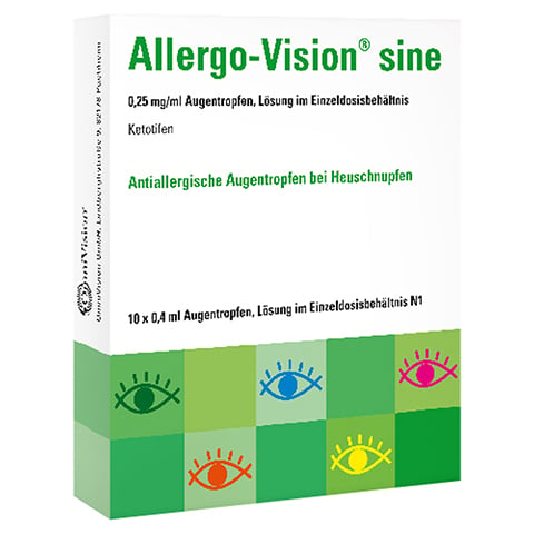 Allergo-Vision sine 0,25mg/ml Augentropfen 10x0.4 Milliliter N1