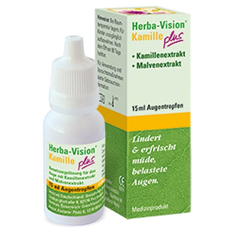 HERBA-VISION Kamille plus Augentropfen 15 Milliliter
