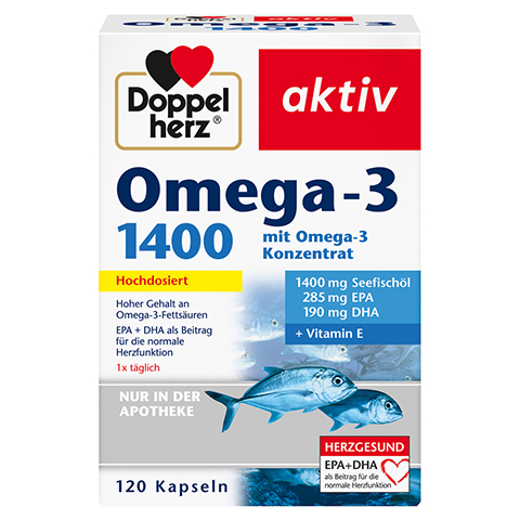 Doppelherz aktiv Omega-3 1.400 Kapseln 120 Stck