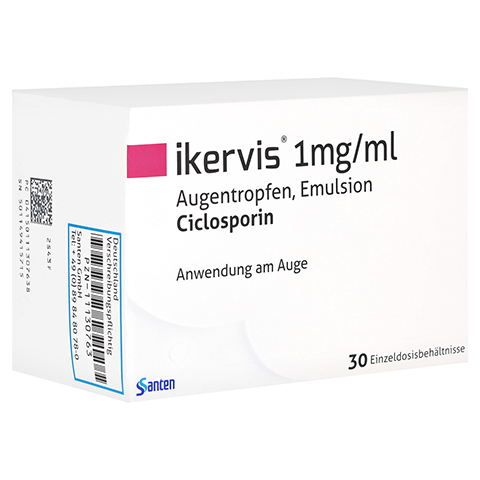 IKERVIS 1mg/ml Augentropfen-Emulsion 30x0.3 Milliliter N1