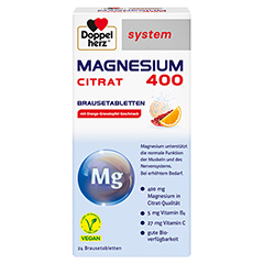 Doppelherz system Magnesium 400 Citrat mit Orange-Granatapfel-Geschmack