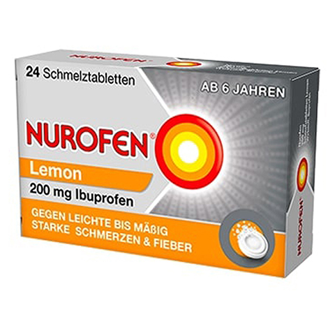 Nurofen 200 mg Schmelztabletten Lemon 24 Stck