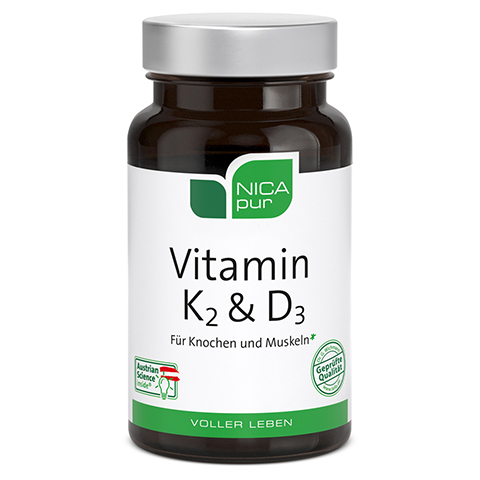 NICAPUR Vitamin K2 & D3 Kapseln 60 Stck