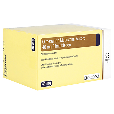 Olmesartan Medoxomil Accord 40mg 98 Stck N3