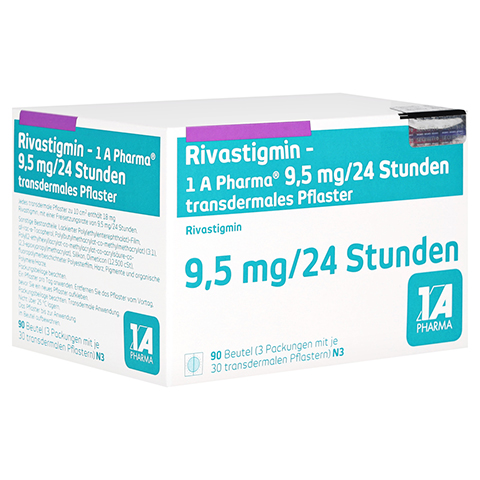 Rivastigmin-1A Pharma 9,5mg/24 Stunden 90 Stck