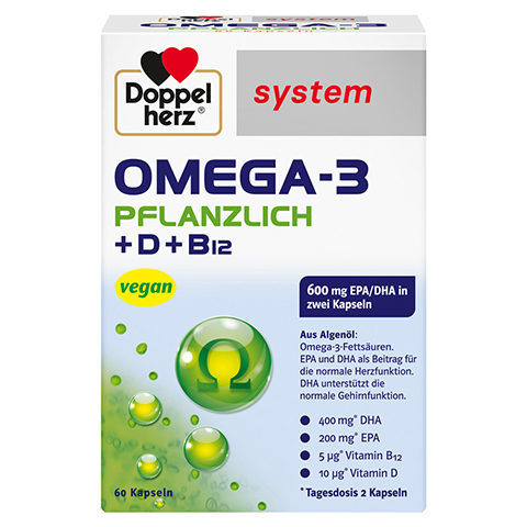 Doppelherz system Omega-3 Pflanzlich 60 Stck