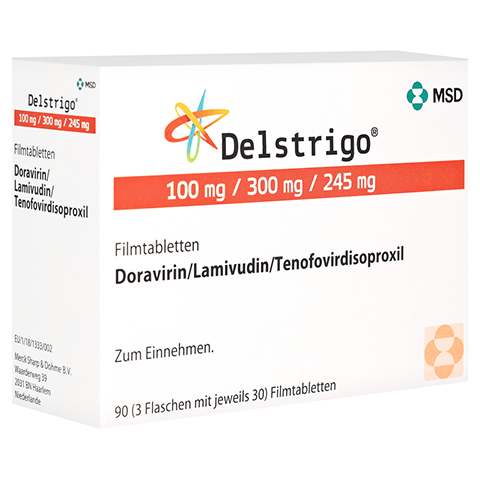 DELSTRIGO 100 mg/300 mg/245 mg Filmtabletten 90 Stck