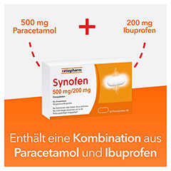 Synofen - mit Ibuprofen und Paracetamol 10 Stck N1 - Info 3