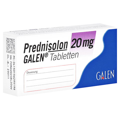 PREDNISOLON 20 mg GALEN Tabletten 10 Stck