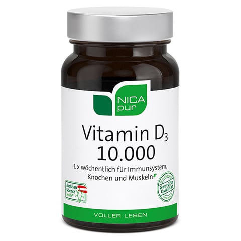 NICAPUR Vitamin D3 10.000 Kapseln 60 Stck