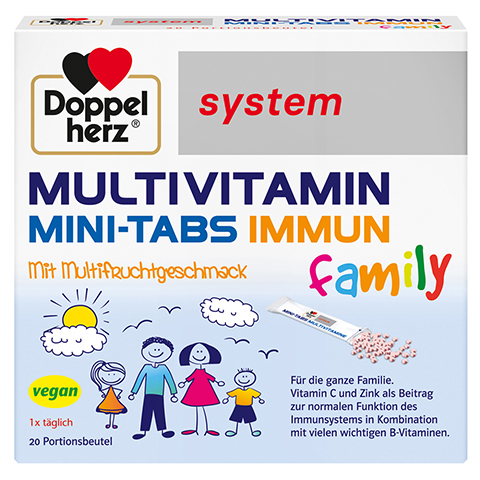 DOPPELHERZ Multivitamin Mini-Tabs family system 20 Stck