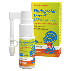 Flurbiprofen Dexcel 8,75mg/Dosis Spray z. Anw. in Mundhhle