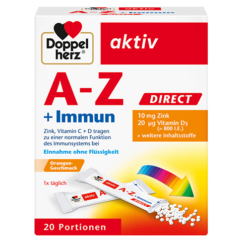 DOPPELHERZ A-Z+Immun DIRECT Pellets 20 Stck