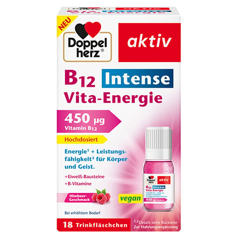 DOPPELHERZ B12 Intense Vita-Energie Trinkfl. 18 Stck