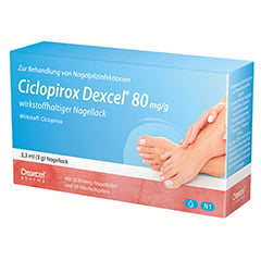 Ciclopirox Dexcel 80mg/g