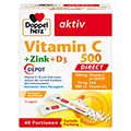 DOPPELHERZ Vitamin C 500+Zink+D3 Depot DIRECT Pel. 40 Stck