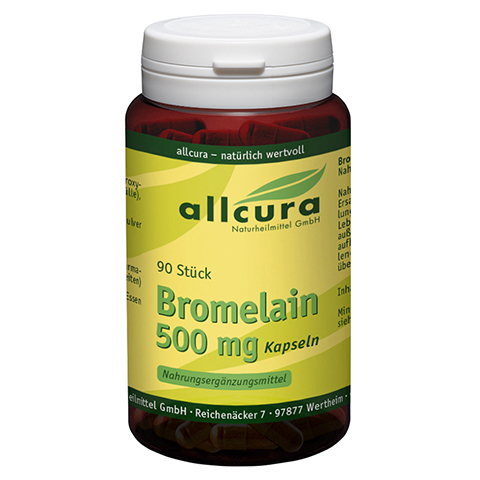 BROMELAIN 500 mg Kapseln 90 Stck