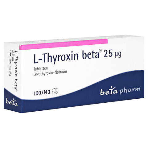 L-Thyroxin beta 25g 100 Stck N3