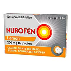 Nurofen 200 mg Schmelztabletten Lemon 12 Stck N1