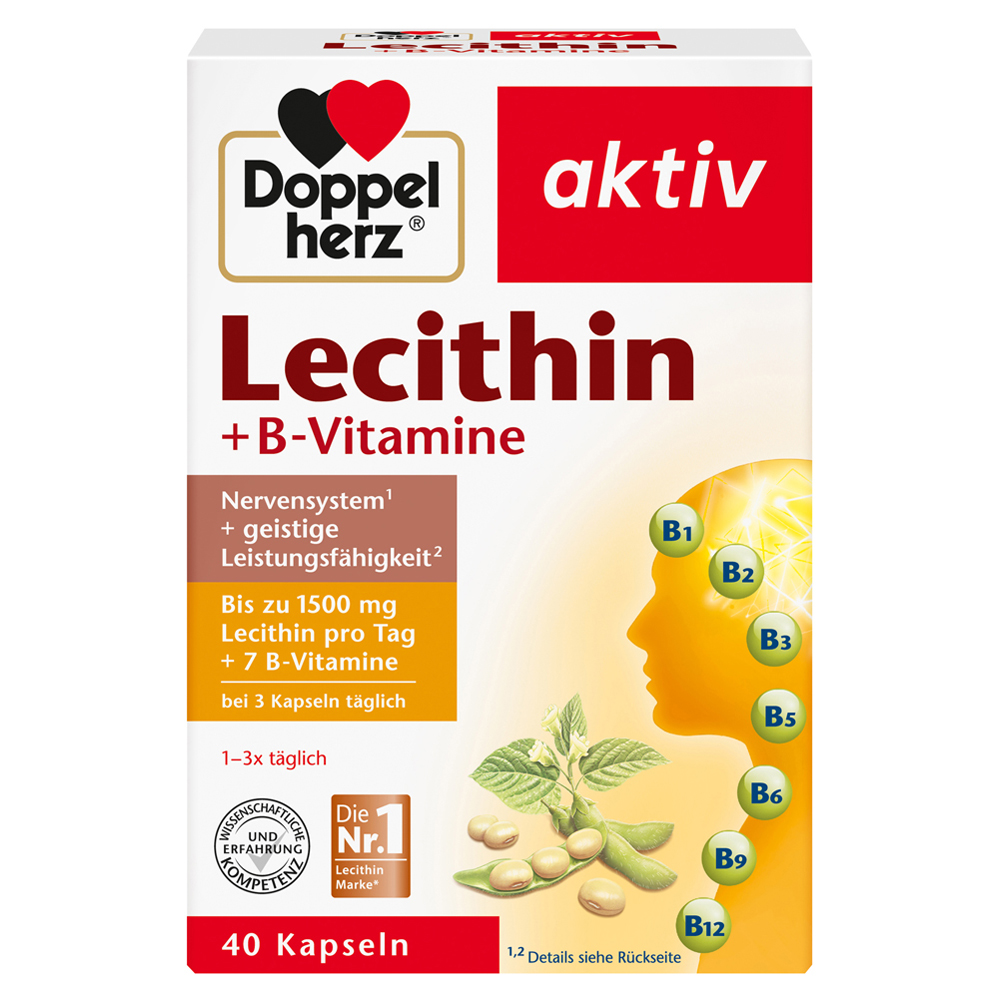 Doppelherz aktiv Lecithin + B-Vitamine 40 Stück
