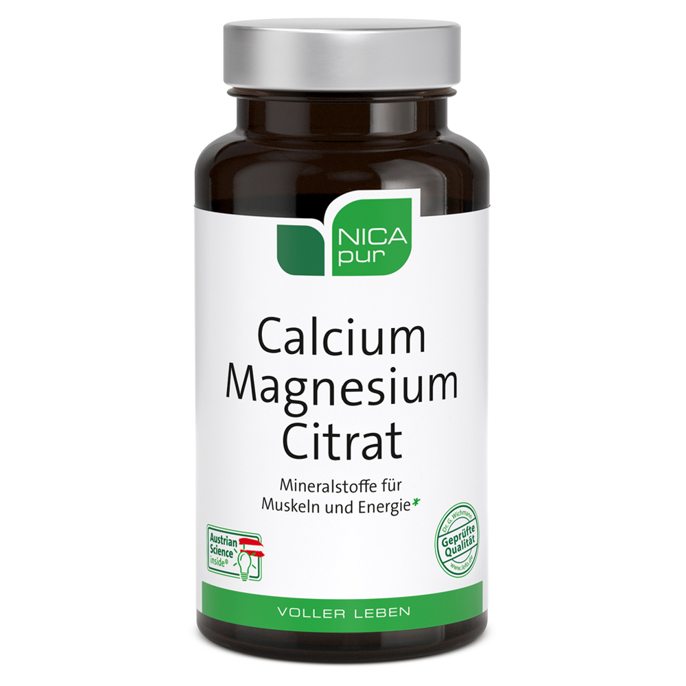 NICAPUR Calcium Magnesium Citrat Kapseln 60 Stück