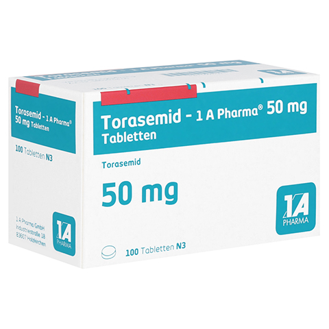 Torasemid-1A Pharma 50mg 100 Stck N3
