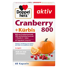 Doppelherz aktiv Cranberry + Krbis + Vitamin C + Seelen