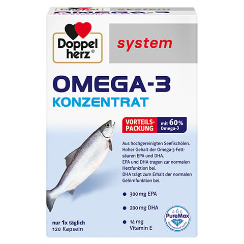 Doppelherz system Omega-3 Konzentrat 120 Stück
