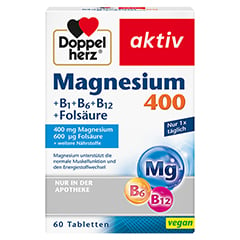 Doppelherz aktiv Magnesium 400 mg + B1 + B6 + B12 + Folsure