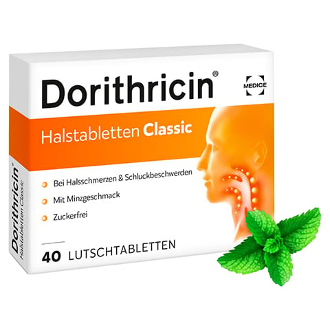 Dorithricin Halstabletten Classic 0,5mg/1,0mg/1,5mg 40 Stck N2