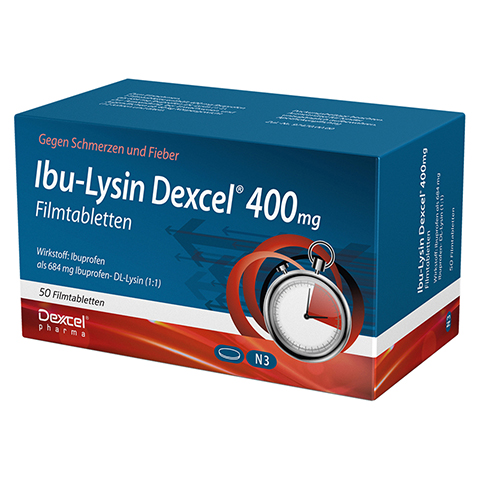 Ibu-Lysin Dexcel 400mg 50 Stck N3