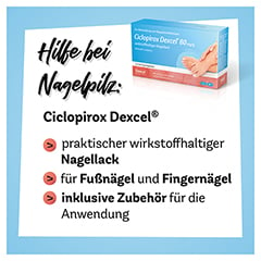 Ciclopirox Dexcel 80mg/g 6.6 Milliliter N2 - Info 1