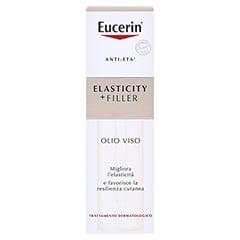 EUCERIN Anti-Age Elasticity+Filler Gesichts-Öl + gratis Eucerin Hyaluron Spray 50ml 30 Milliliter - Rückseite
